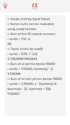 fxCalc - Keyboard-driven scientific calculator screenshot 4