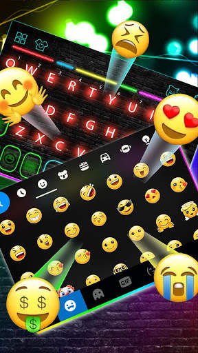 Flash Neon Light Keyboard Theme screenshot 4