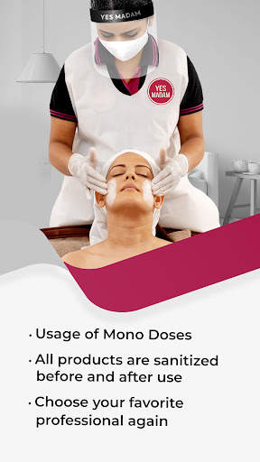 Yes Madam -Salon & Spa At Home screenshot 19