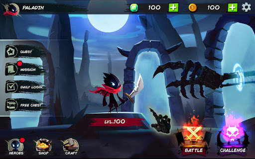 Shadow Stickman: Fight for Jus screenshot 1