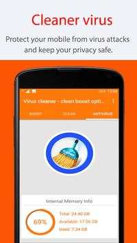 cleaner virus - clean boost optimize 2018 screenshot 3