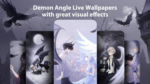 Anime Demon Angel Live Wallpaper & Launcher Themes screenshot 3