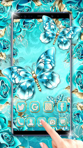Crystal, Butterfly Themes & Live Wallpapers screenshot 1