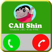 Fake Call From shin Happy chan icon