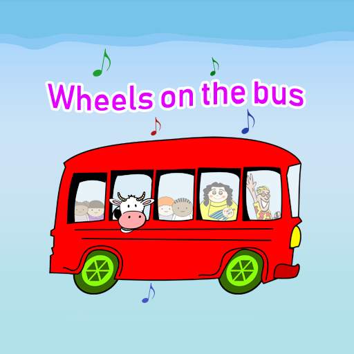 Wheels on the bus song: games for toddlers, babies 1.1