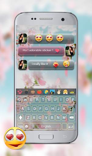 sakura flower keyboard - Cherry Blossom Keyboard screenshot 3