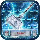Blue Super Hero Keyboard Theme icon
