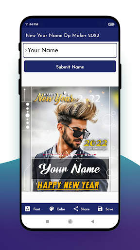 Happy New Year Name DP Maker 2022 screenshot 6
