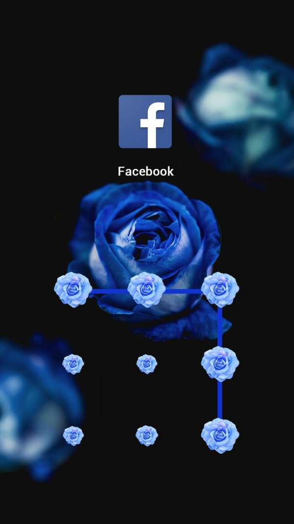 Blue Rose Theme – AppLock screenshot 1