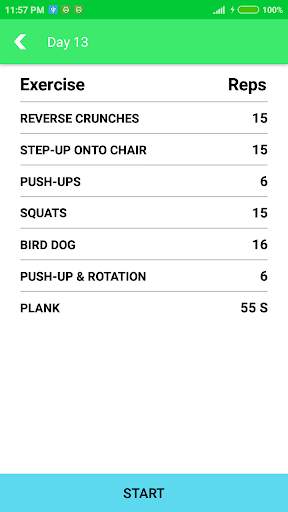 30 days fitness Workout - Workout at Home screenshot 2