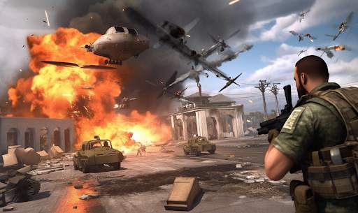 Commando Gun War Shooting Game 13 تصوير الشاشة