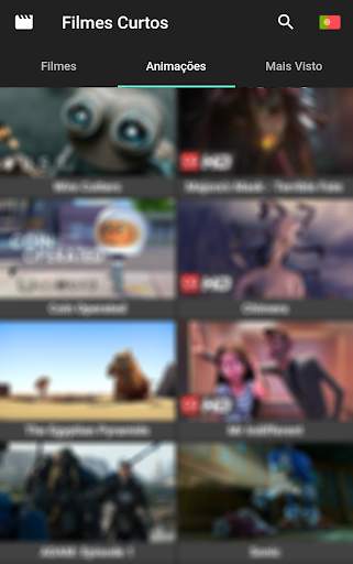 Filmes curtos screenshot 2