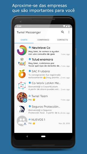 Twnel Messenger screenshot 2