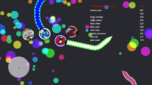 snake paky لعبة ثعبان الدوده 1 تصوير الشاشة