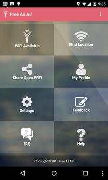 FreeAsAir - Free WiFi Hotspot screenshot 3
