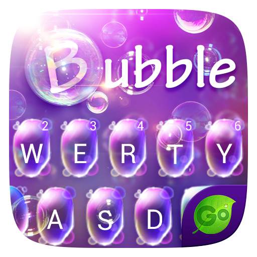 Bubble GO Keyboard Theme Emoji 4.5