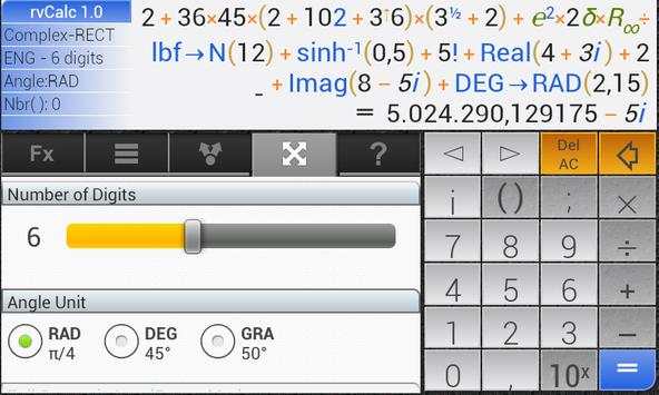 rvCalc Calculator FREE screenshot 7