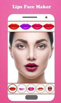 Lips Face Maker Camera 2 تصوير الشاشة