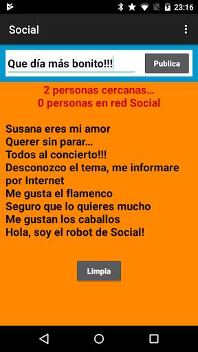 Social Bluetooth screenshot 1