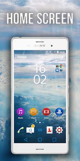 Theme XPERIEN™ - Blue Sky स्क्रीनशॉट 2