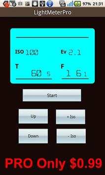 Digital Light Meter free 3 تصوير الشاشة