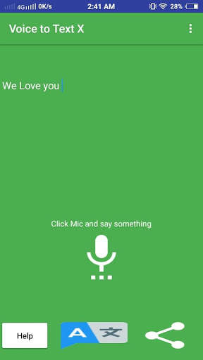Voice to Text X (For whatsapp, fb, gmail,etc) screenshot 5