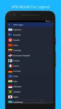 VPN Mobile For Legend screenshot 3
