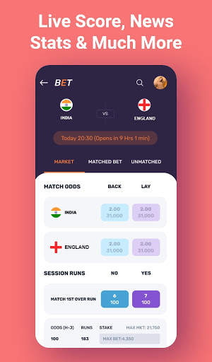 Cricket Exchange - Live Line screenshot 1