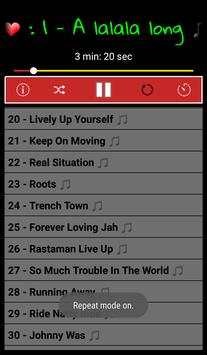 BOB MARLEY SONGS 2019 OFFLINE ( 50 SONGS ) screenshot 4