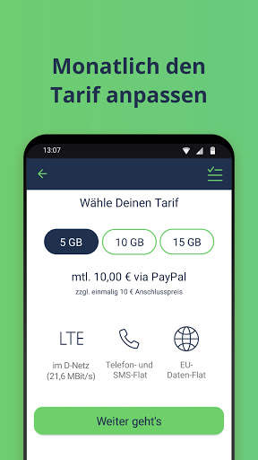 freenet FLEX: Dein Handyvertrag einfach per App screenshot 1
