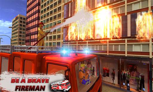 American FireFighter Hero: Fire Truck Simulator screenshot 1