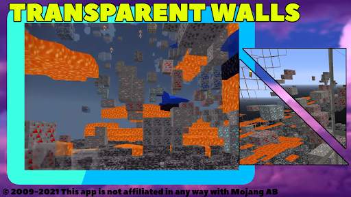 Transparent walls mod screenshot 1