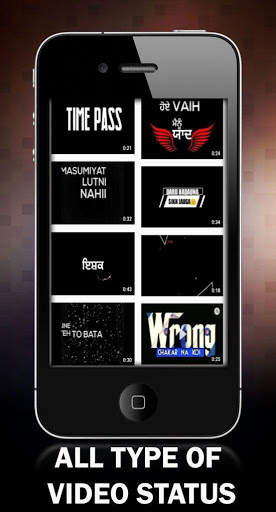 Black Background Lyrics Video Status screenshot 2