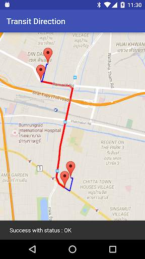 Demo App for Google Direction  screenshot 3