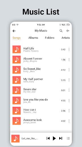 Music Player, Equalizer & Audio Player 3 تصوير الشاشة