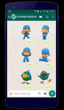 Pocoyo Stickers For WhatsApp-WAStickerApps Cartoon screenshot 5