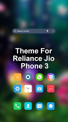 launcher theme for Reliance Jio Phone 3 pro screenshot 1