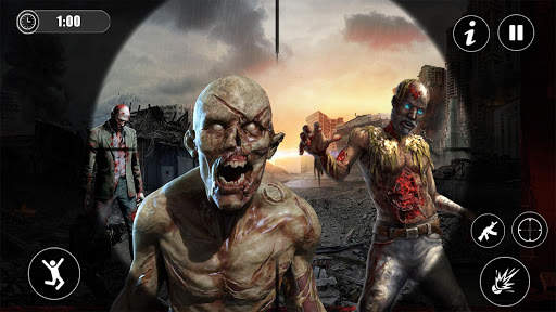 Dead Shooting Target - Zombie Shooting Games Free screenshot 2