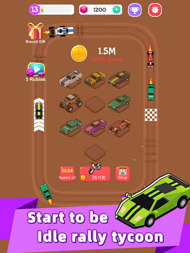Merge Car Racer - Idle Rally Empire screenshot 15
