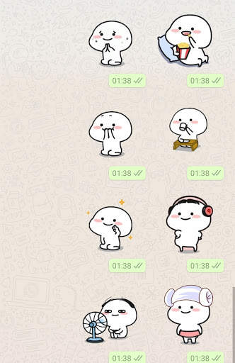 Quby Stickers for WhatsApp 2021 screenshot 1