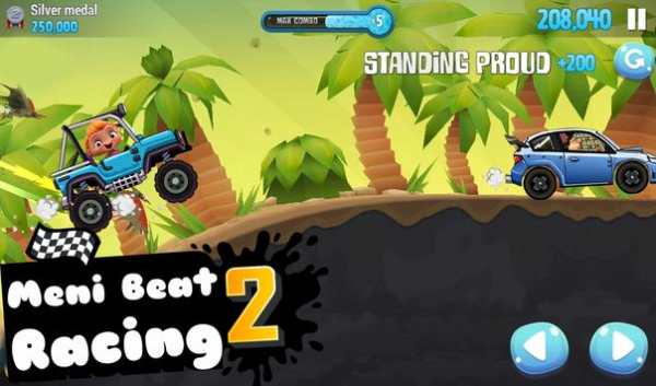 Mini Beat Racing zombie Snow Power स्क्रीनशॉट 3