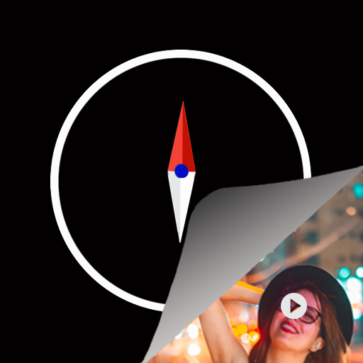 Compass vault: hide photo,video flashlight vault иконка