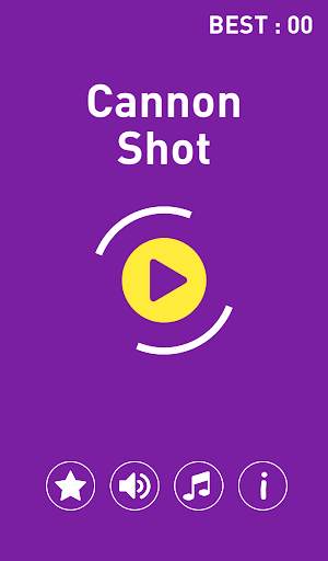Cannon Shot - Simple Free Arcade Cannon Fire Game screenshot 1