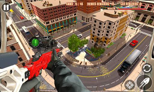 Helicopter Strike 3D - Air Gunship Battle Games screenshot 1
