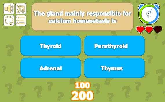 Human Biology Quiz screenshot 1