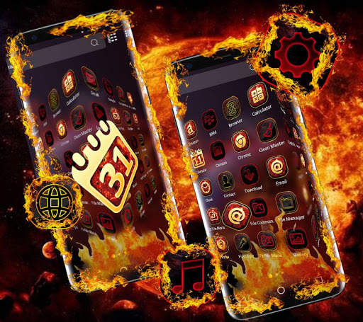 Scorched Universe Launcher Theme screenshot 4