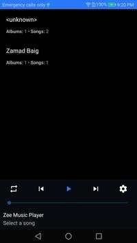 Zee Music Player screenshot 5