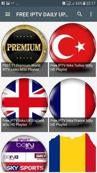 FREE IPTV DAILY UPDATES screenshot 1