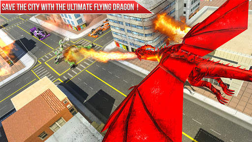 Flying Dragon - Car Robot Game screenshot 16