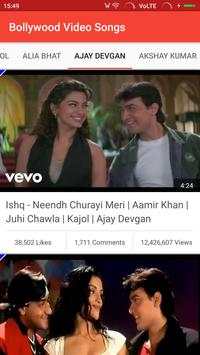 Bollywood Video Songs screenshot 1